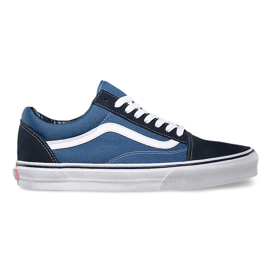 blue shoes with white and black colors